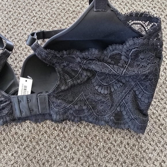 Adore Me Plunge Bra 38DD Black Janey Contour Support Lace Comfort Women … - Picture 12 of 13